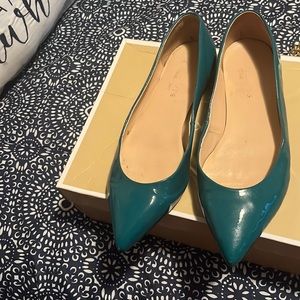 Turquoise shoes from Talbots worn a few times.